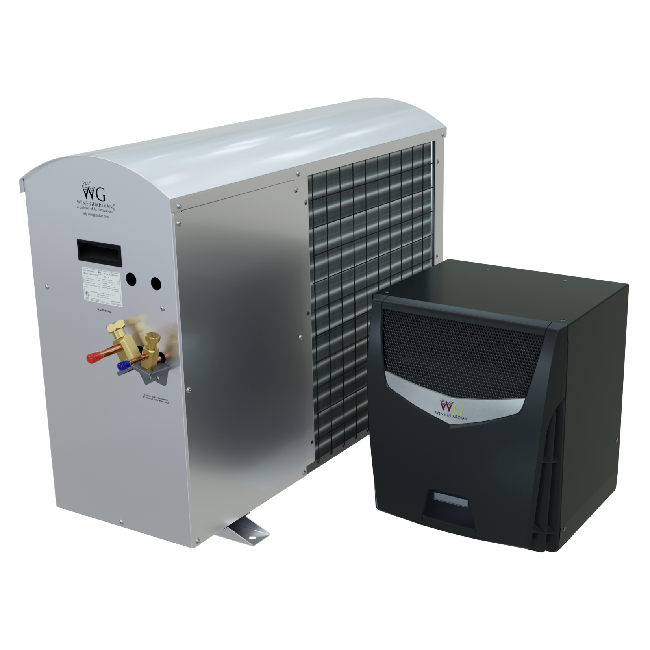 SS018 - Ductless Split System Wine Cellar Cooling Unit - 60Hz
