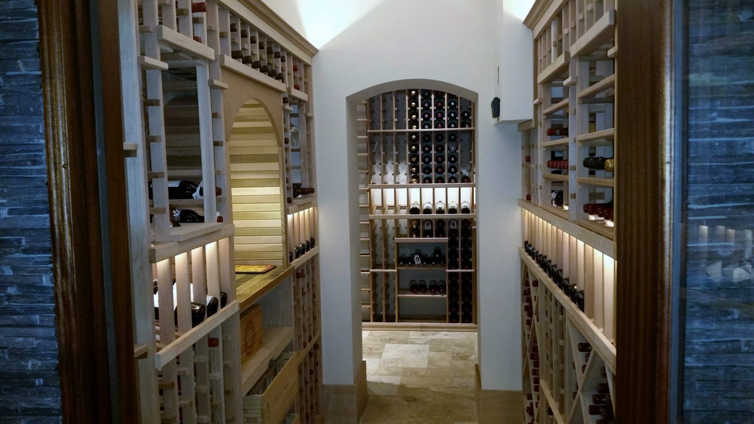 Nadeau Wine Cellar by Cellartec