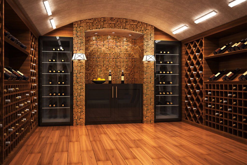 Wine Cellar with Wine Refrigerators
