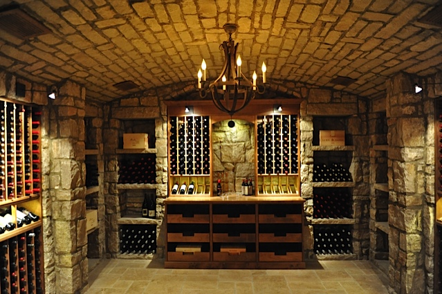 Vintage Cellars - Memphis project full view of wine cellar