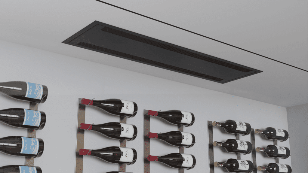 Wine Wall System in Ceiling