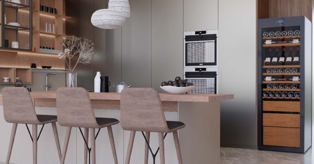 Wine Guardian Cabinet in a Kitchen