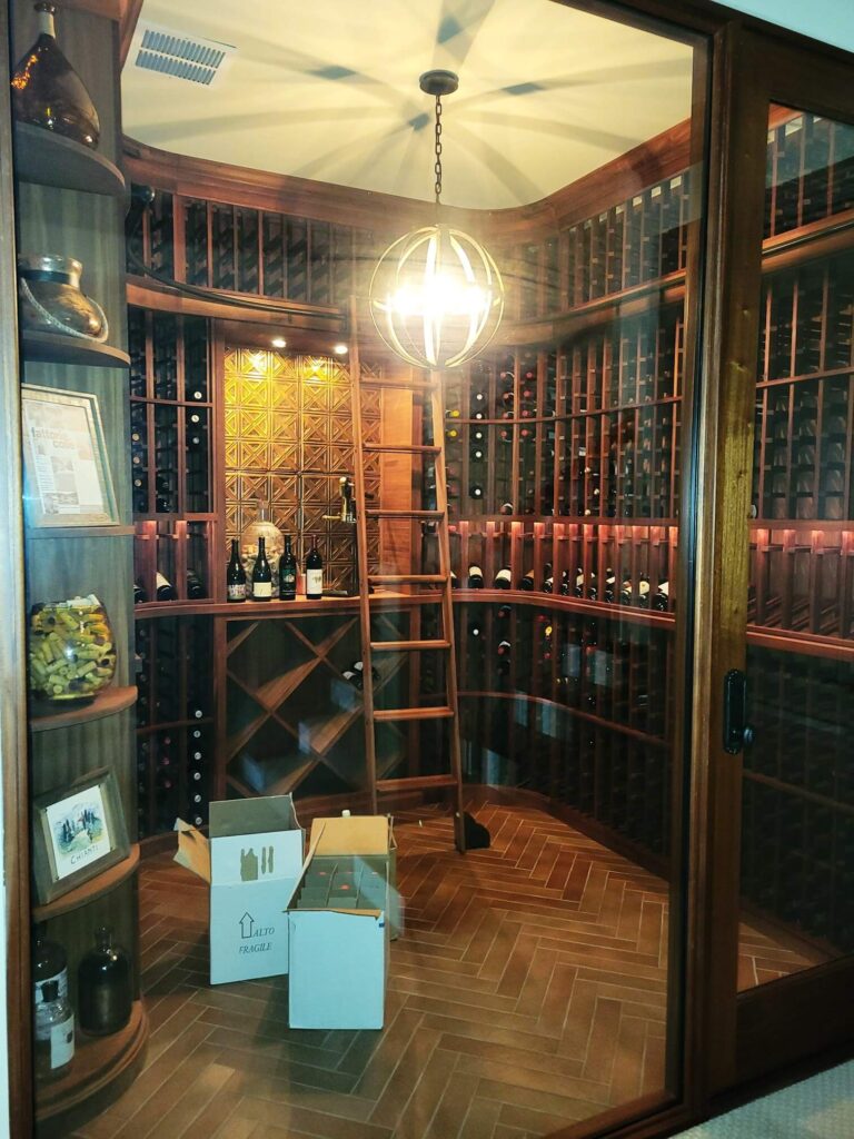 Another Luxurious Wine Room - Wine Cellar Cooling Solutions