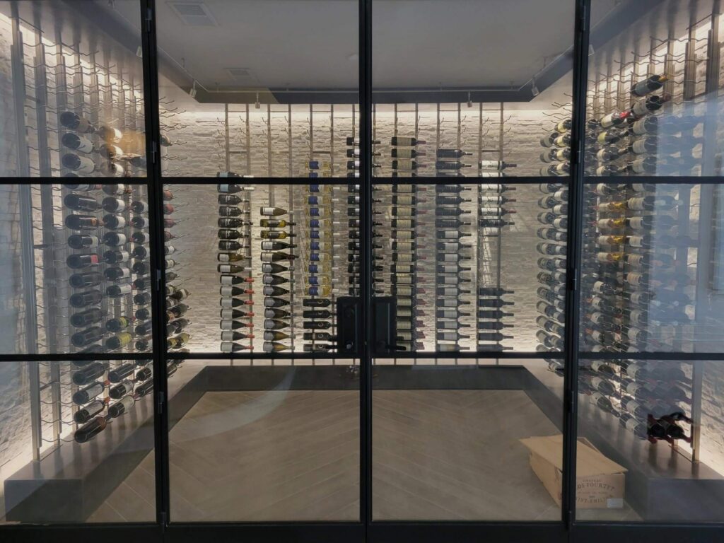 Elegant Basement - Wine Cellar Cooling Solutions