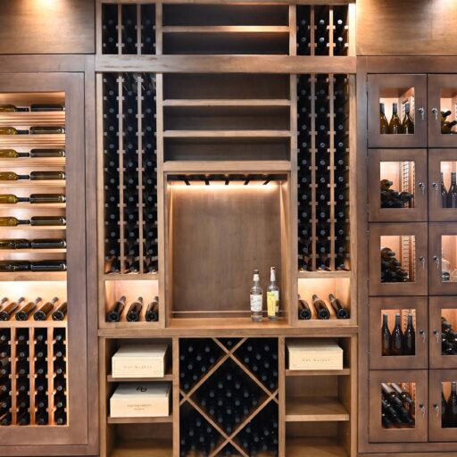 Vineyard Wine Cellars Showroom Lockers and Cabinet