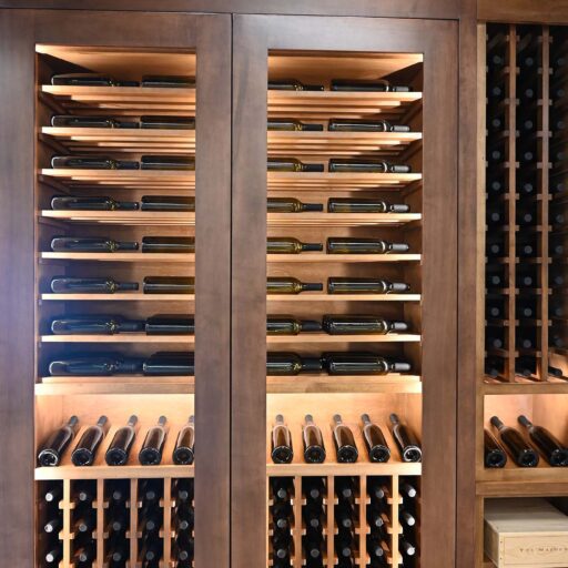 Vineyard Wine Cellars Showroom Lockers and Cabinet